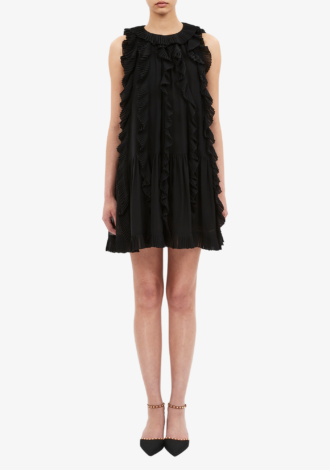 Signe Cascading Ruffle Mini Dress