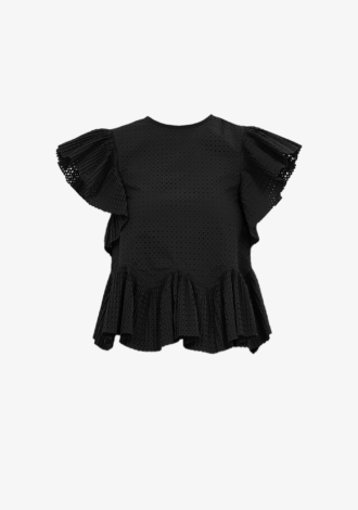 Veasna Flutter Sleeve Top