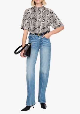 Avi T-Shirt Washed Python