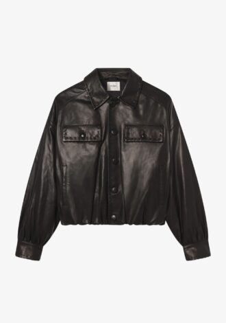 The Leather Bubble Jacket