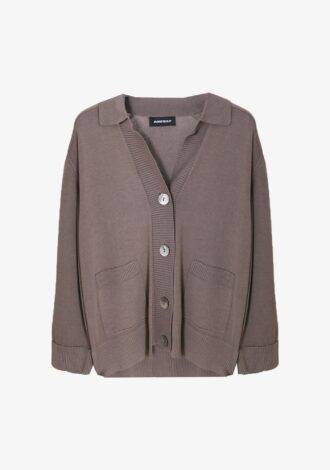Polo-Neck Cardigan