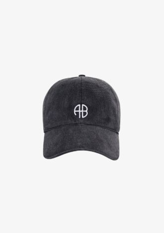 Jeremy Baseball Cap Washed Smoke Grey