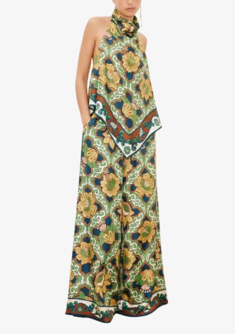Liana Silk Palazzo Pant