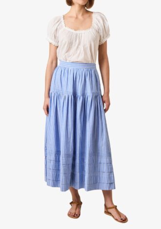 Sebastiane Striped Skirt
