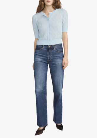 The Delicate Cashmere Short Sleeve Cardigan