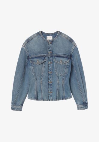 The Nipped Collarless Jacket