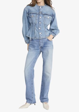 The Nipped Collarless Jacket