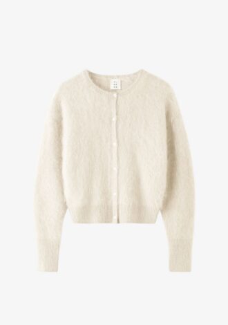 Coco Brushed Cardigan Vanilla