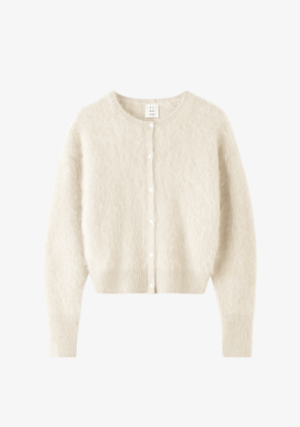 Coco Brushed Cardigan Vanilla