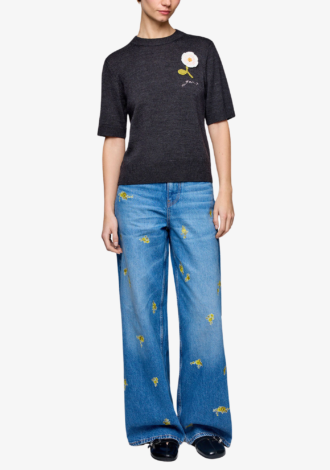 Applique Merino T-Shirt