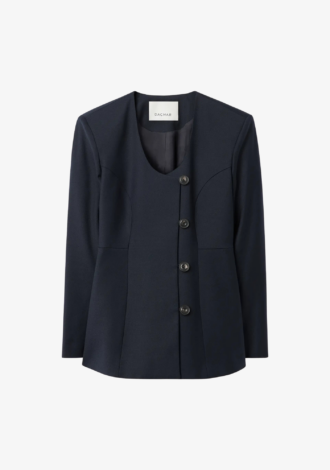 Sb Collarless Blazer