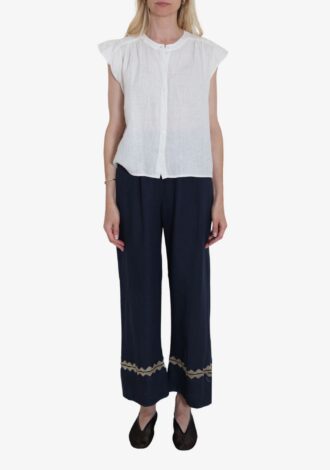 Janey Flutter Sleeve Top