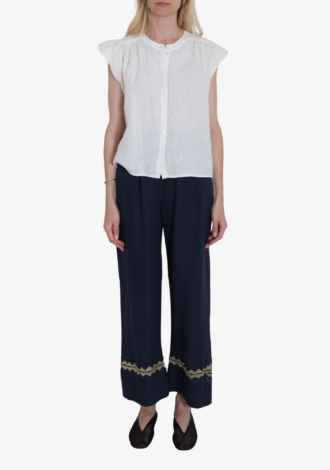 Janey Flutter Sleeve Top