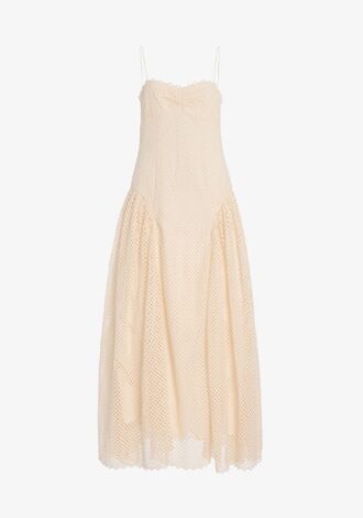Isotta Eyelet Cotton Dress