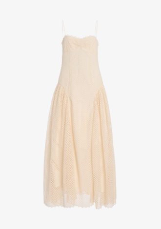Isotta Eyelet Cotton Dress
