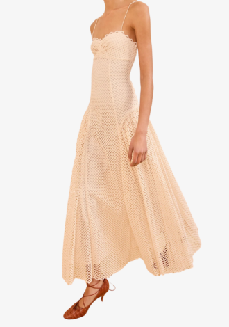 Isotta Eyelet Cotton Dress