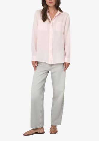 Linen Shirt In Gloss