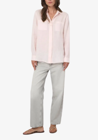 Linen Shirt In Gloss