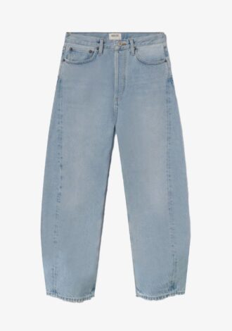 Luna High Rise Pieced Taper Jean