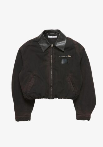 Okra Washed Bomber Jacket