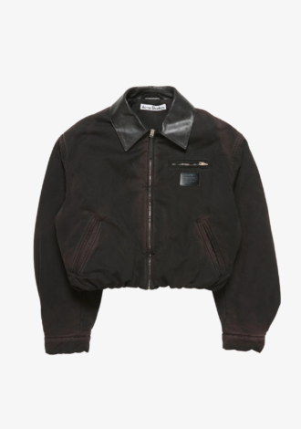 Okra Washed Bomber Jacket