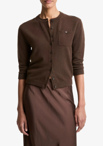Wool & Cashmere-Blend Pocket Cardigan