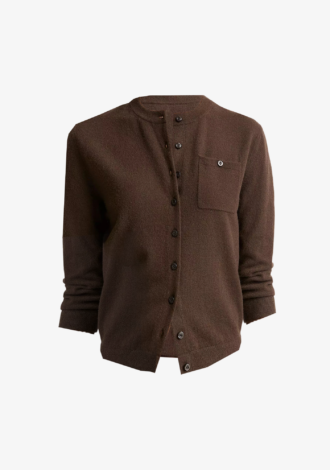 Wool & Cashmere-Blend Pocket Cardigan