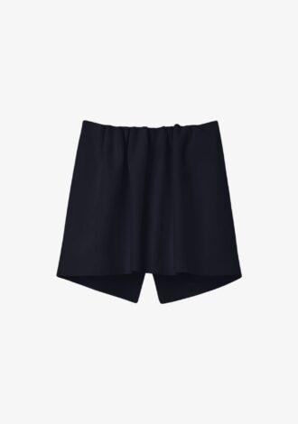 Rouched Tube Top Black