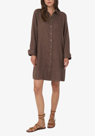 Linen Shirt Dress