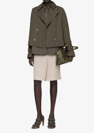 Zago Cotton Short Trench Jacket