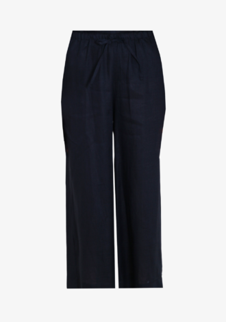 Classic Linen Cropped Trousers