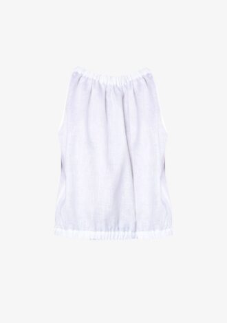 Classic Linen Halter Top