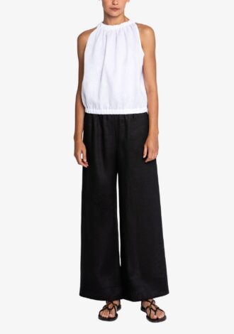 Classic Linen Halter Top