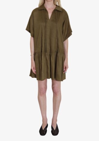 Classic Linen Mini Dress