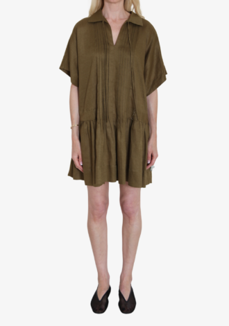Classic Linen Mini Dress