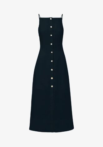 Georges Linen Midi Dress