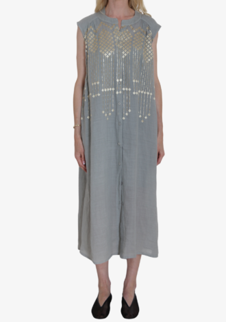 Grape Belted Midi Dress