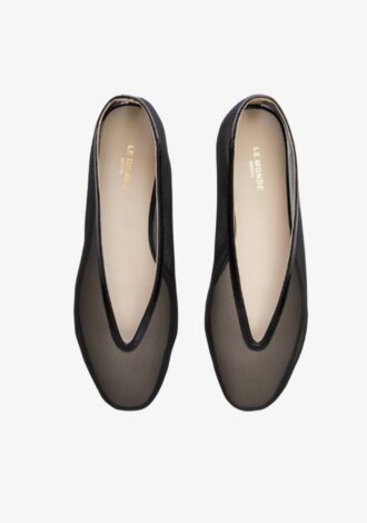 Luna Slipper Black Mesh