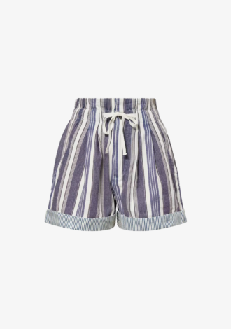 Nirma Striped Cotton Shorts