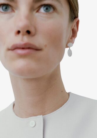 Datura Earrings Silver