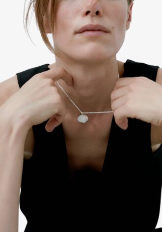 Datura Pendant Necklace Silver