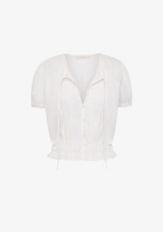 Fiora Blouse Fresco Lace White