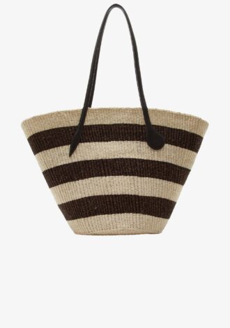 Sprout Striped Basket Large