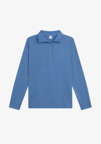 Margo Long Sleeve Polo Blueuet