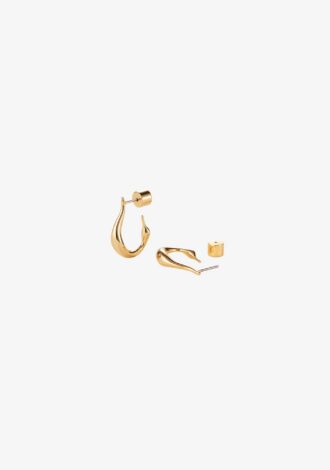 Mini Colette Hoop Earrings Gold