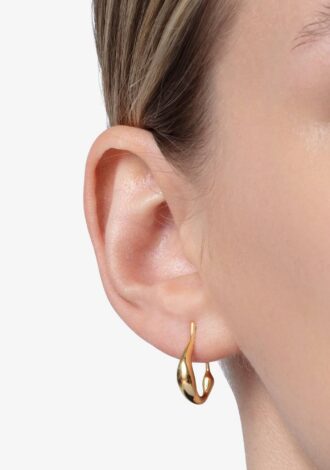 Mini Colette Hoop Earrings Gold