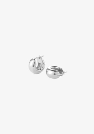 Mini Tome Hoops Silver