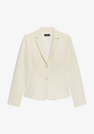 Fitted Blazer In Admiral Crepe