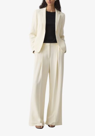 Fitted Blazer In Admiral Crepe