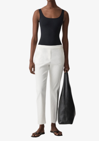 Treeca Pull-On Trousers White